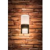 Černé fasádní LED svítidlo Leitha 12W IP44
