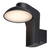 Černé fasádní LED svítidlo Wengen 12W IP54