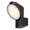 Černé fasádní LED svítidlo Wengen 12W IP54