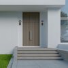 Černé fasádní LED svítidlo Wengen 12W IP54