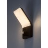 Černé fasádní LED svítidlo s pohybovým čidlem Tolna 10W IP54