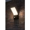 Černé fasádní LED svítidlo s pohybovým čidlem Tolna 10W IP54