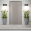 Černé fasádní LED svítidlo Kobarid 20W IP54