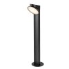 Černý zahradní LED sloupek Wengen 12W IP54 70cm
