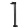 Černý zahradní LED sloupek Wengen 12W IP54 70cm
