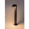 Černý zahradní LED sloupek Wengen 12W IP54 70cm