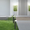 Černý zahradní LED sloupek Wengen 12W IP54 70cm