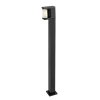 Černý zahradní LED sloupek Cubbington 10W IP54 105cm