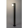 Černý zahradní LED sloupek Cubbington 10W IP54 105cm
