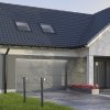 Černý zahradní LED sloupek Cubbington 10W IP54 105cm