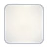 Bílé stropní LED svítidlo Lowar s pohybovým čidlem hranaté 285x285mm 18W IP44 s DO