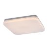 Bílé stropní LED svítidlo Lowar hranaté 285x285mm 18W IP44 CCT