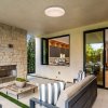 Bílé stropní LED svítidlo Lowar kulaté 285mm 18W IP44 CCT