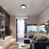 Hnědé stropní LED svítidlo Mokka 410mm 24W RGB+CCT s DO