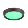Hnědé stropní LED svítidlo Mokka 410mm 24W RGB+CCT s DO
