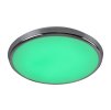Chromové stropní LED svítidlo Balthasar 300mm 18W RGB+CCT s DO