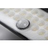 Černý fasádní solární LED reflektor s pohybovým čidlem Zavod 8W IP65