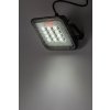 Černý fasádní solární LED reflektor Melk 6,5W IP65 CCT s DO