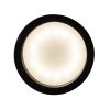 Černé stropní svítidlo Senobia 240mm pro žárovku GU10