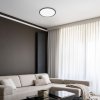 Černé stropní LED svítidlo Ezio 540mm 36W stmívatelné