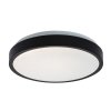 Černé stropní LED svítidlo Samira kulaté 350mm 36W IP44