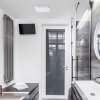 Bílé stropní LED svítidlo Samira hranaté 250x250mm 18W IP44