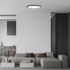 Černé stropní LED svítidlo Gonzalo 400mm 36W CCT