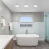 Bílé vestavené LED svítidlo Oleg hranaté 175x175mm 18W IP65