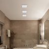 Bílé vestavené LED svítidlo Oleg hranaté 228x228mm 24W IP65