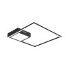 Černé stropní LED svítidlo Sirius 400x400mm 30W