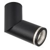 Černé stropní svítidlo Senobia 165mm pro žárovku GU10 polohovatelné