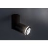 Černé stropní svítidlo Senobia 165mm pro žárovku GU10 polohovatelné