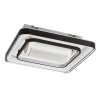 SMART WIFI Černé stropní LED svítidlo s ventilátorem Aireon 480x480mm 50W CCT s DO