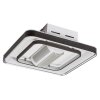 SMART WIFI Černé stropní LED svítidlo s ventilátorem Aireon 480x480mm 50W CCT s DO