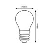 LED žárovka Filament A60 10W E27
