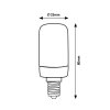 LED žárovka Filament T25 4W E14