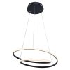 Černé závěsné LED svítidlo Meridia 460mm 40W