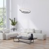 Černé závěsné LED svítidlo Meridia 460mm 40W
