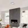 Chromové stropní LED svítidlo Sirius kulaté 300mm 20W
