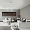 Chromové závěsné LED svítidlo Meredith 600mm 18W