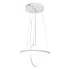 Bílé závěsné LED svítidlo Donatella 400mm 37W