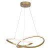 Zlaté závěsné LED svítidlo Castiel 560mm 36W