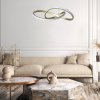 Zlaté závěsné LED svítidlo Castiel 560mm 36W