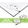 Černý závěsný LED panel 60 x 60cm 16-35W CCT Premium