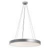 Stříbrné závěsné LED svítidlo Tesia 400mm 36W