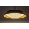 Černo-zlaté závěsné LED svítidlo Hafsa 400mm 24W