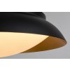 Černo-zlaté závěsné LED svítidlo Hafsa 400mm 24W