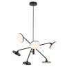 Černé závěsné LED svítidlo Madi 600mm 24W