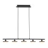 Černé závěsné LED svítidlo Madi 920mm 20W