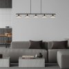 Černé závěsné LED svítidlo Madi 920mm 20W